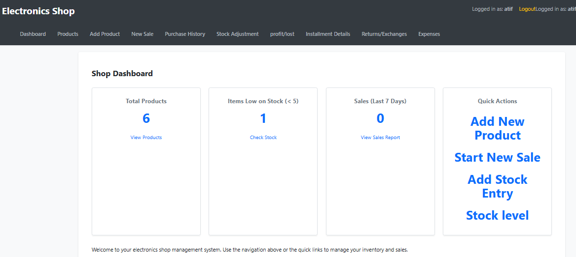 Advanced eShop Management System & POS with Installments
