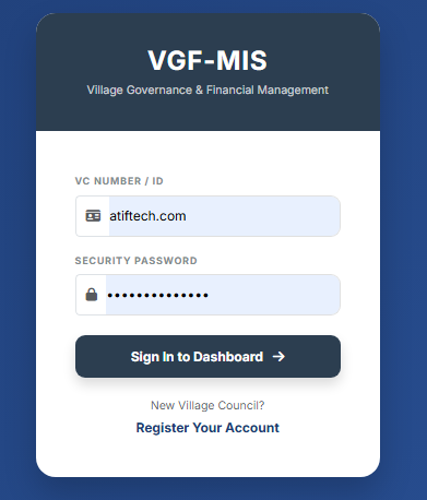 Village Governance & Financial Management Information System (VGF-MIS)
